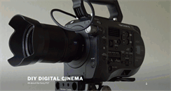 Desktop Screenshot of diydigitalcinema.com