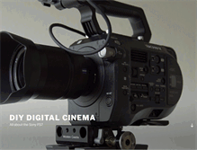 Tablet Screenshot of diydigitalcinema.com